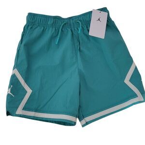 Jordan Poolside Swim Shorts Trunks Boy Size Medium (10-12) Woven Diamond 10-12Yr